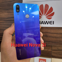 Крышка для Huawei Nova 3i (заднее стекло) "хорошее качество" цвет: сине-фиолетовый