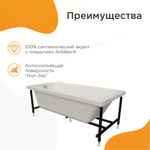 Акриловая ванна Дижон 170x70 ( с каркасом)