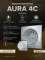 Вентилятор накладной AURA D100 обр.клапан серый металлик DICITI