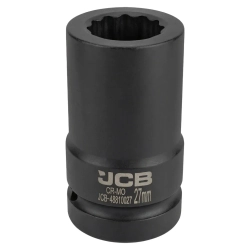 Головка ударная глубокая 27мм (12гр.), 1'' JCB JCB-48810027