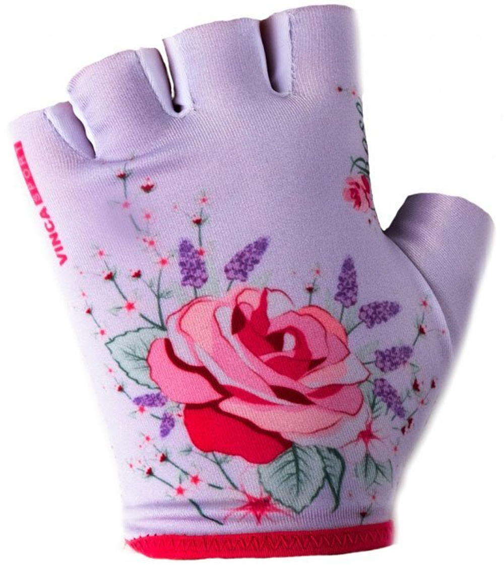 Перчатки велосипедные детские Rose, белые, размер 7XS