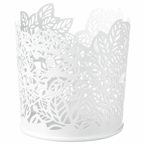 Подсвечник IKEA SAMVERKA (САМВЕРКА), Белый, Металл, 8 см