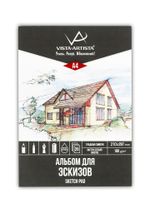 Альбом для эскизов 180 г/м², А4 склейка 20 л, Бристоль/Bristol paper, Vista-Artista DSBS-A4
