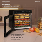 Дегидратор Meyvel MDH8-2S (Черный)