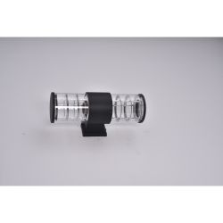 Светильник уличный настенный ЭРА «Асия» GBW-108-BL-0320 230В 2хЕ27 IP54 вверх/вниз черный | Садово-парковые светильники