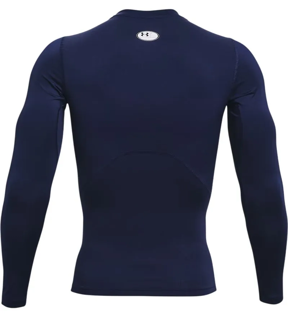 Компрессионная одежда Under Armour HeatGear Armour Comp Long Sleeve - midnight navy/white