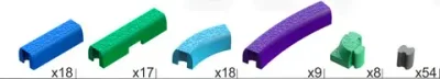 Walkedges наборы (бордюры для прогулок) 20 м.