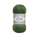 Пряжа Alize (Ализе) Diva / уп.5 мот. по 100 г, 350м, 079 базилик A
