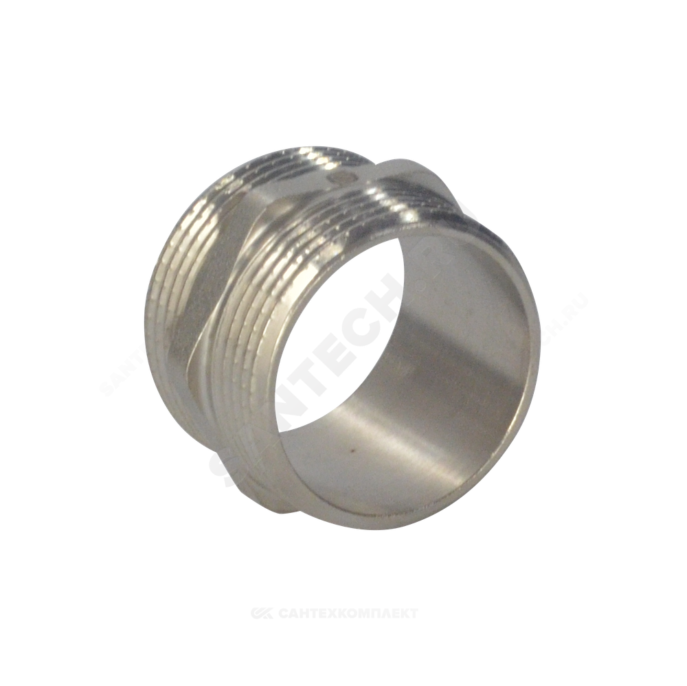 Ниппель латунь никель Ду 25 (1") НР SantechSystems