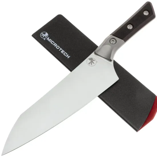 Нож кухонный Microtech Chef's Knife 3000B-10BC - рукоять G10 / титан, сталь - M390MK