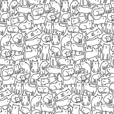 Белые коты