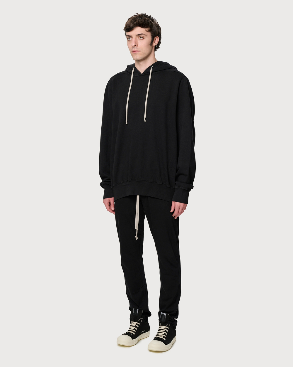 RICK OWENS DRKSHDW БРЮКИ ЧЕРНЫЕ HOLLYWOOD KNIT BERLIN RN
