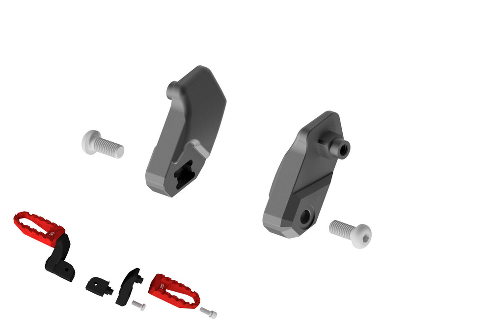 PEA50B CNC RACING RISER 20MM FOR DRIVE TOURING FOOTPEGS (MTS)