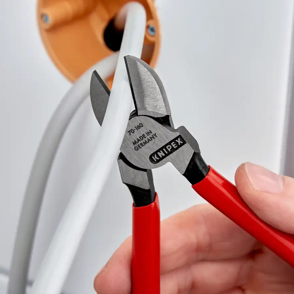 Кусачки боковые черненые 160 мм Knipex 70 01 160