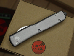 Нож Microtech Ultratech Tanto T/E A+++ - серая рукоять, клинок апокалиптик