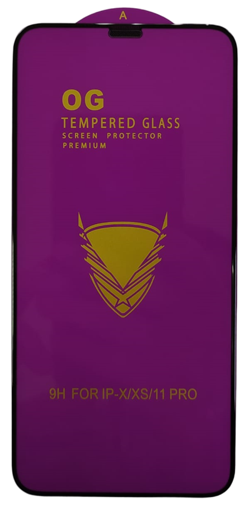 Защитное стекло для i-Phone X/XS/11 Pro 5.8" OG Purple чёрное