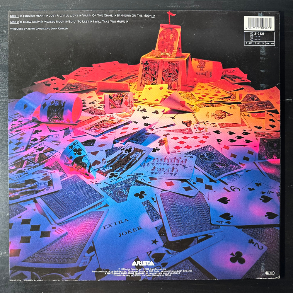 Grateful Dead ‎– Built To Last (Европа 1989г.)