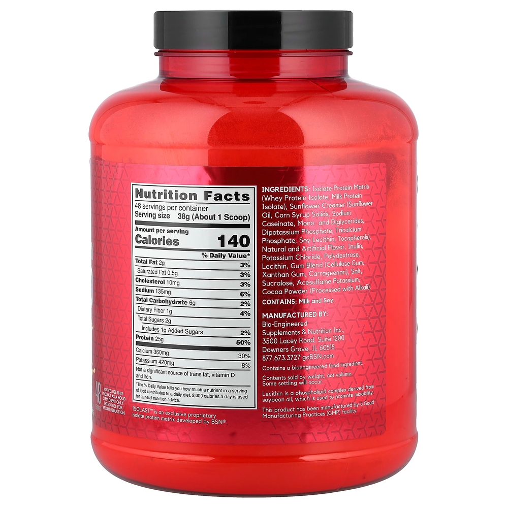 BSN, Syntha-6 Isolate, протеиновая смесь для приготовления напитка, печенье с арахисовой пастой, 1,82 кг (4,02 фунта)