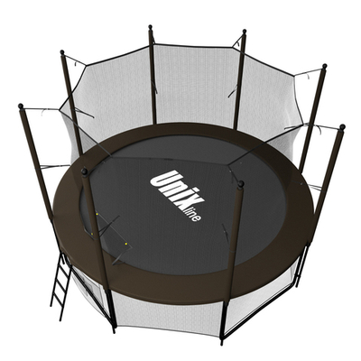 Батут UNIX line Black&Brown 12 ft (inside)