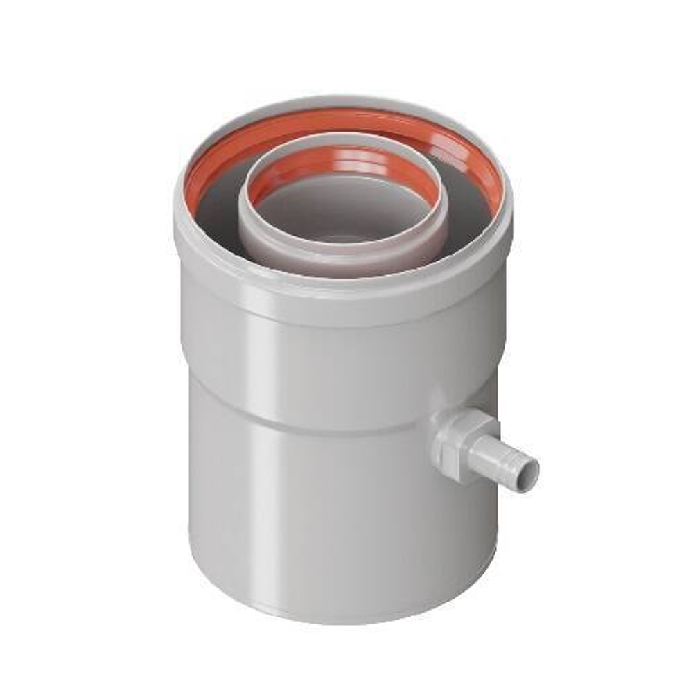 Конденсатоотводчик коаксиальный универсальный Rommer D 60/100 мм