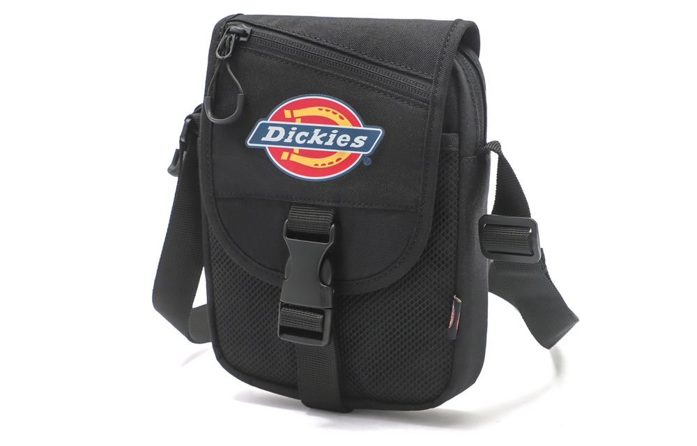 Dickies 100th Anniversary Polyester Cell Phone Pouch, Shoulder Bag, Crossbody Bag Unisex Black
