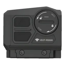 Тепловизионный коллиматор Vector Optics Owlset HEIM ES X-NANO XPD Mini (VEOT-RSS08) - боковая панель с кнопками и отсеком ...
