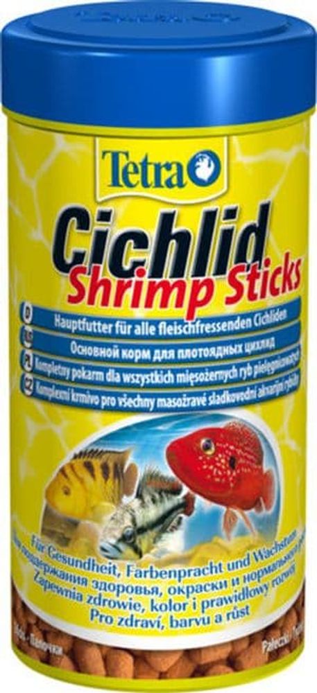 TetraCichlid Shrimpsticks корм в палочках для цихлид с креветками 250 мл TetraCichlid Shrimpsticks корм в палочках для цихлид с креветками 250 мл