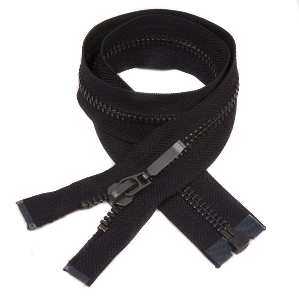 Молния металл SBS Т8 (8 мм) 1 зам., разъем., 60 см, оксид, S-580 черный, 137(М-3008-А), уп. 50 шт