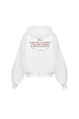 Толстовка на молнии с принтом ATHLEISURE Белый