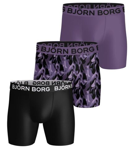 Мужские спортивные боксеры Bj_rn Borg Sports Microfiber 3P - multicolor