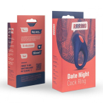 Синее эрекционное виброкольцо 3см Feelz Toys Rrring Date Night Cock Ring