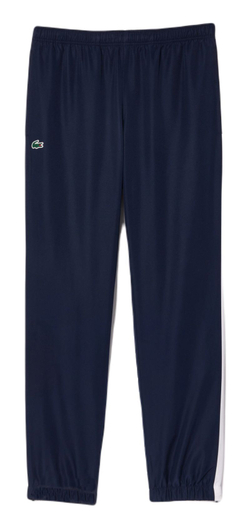 Мужской теннисный костюм Lacoste Sportsuit Logo Stripe Tennis Tracksuit - navy blue/white