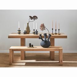 Подсвечник Vivlend, 17 см, черный