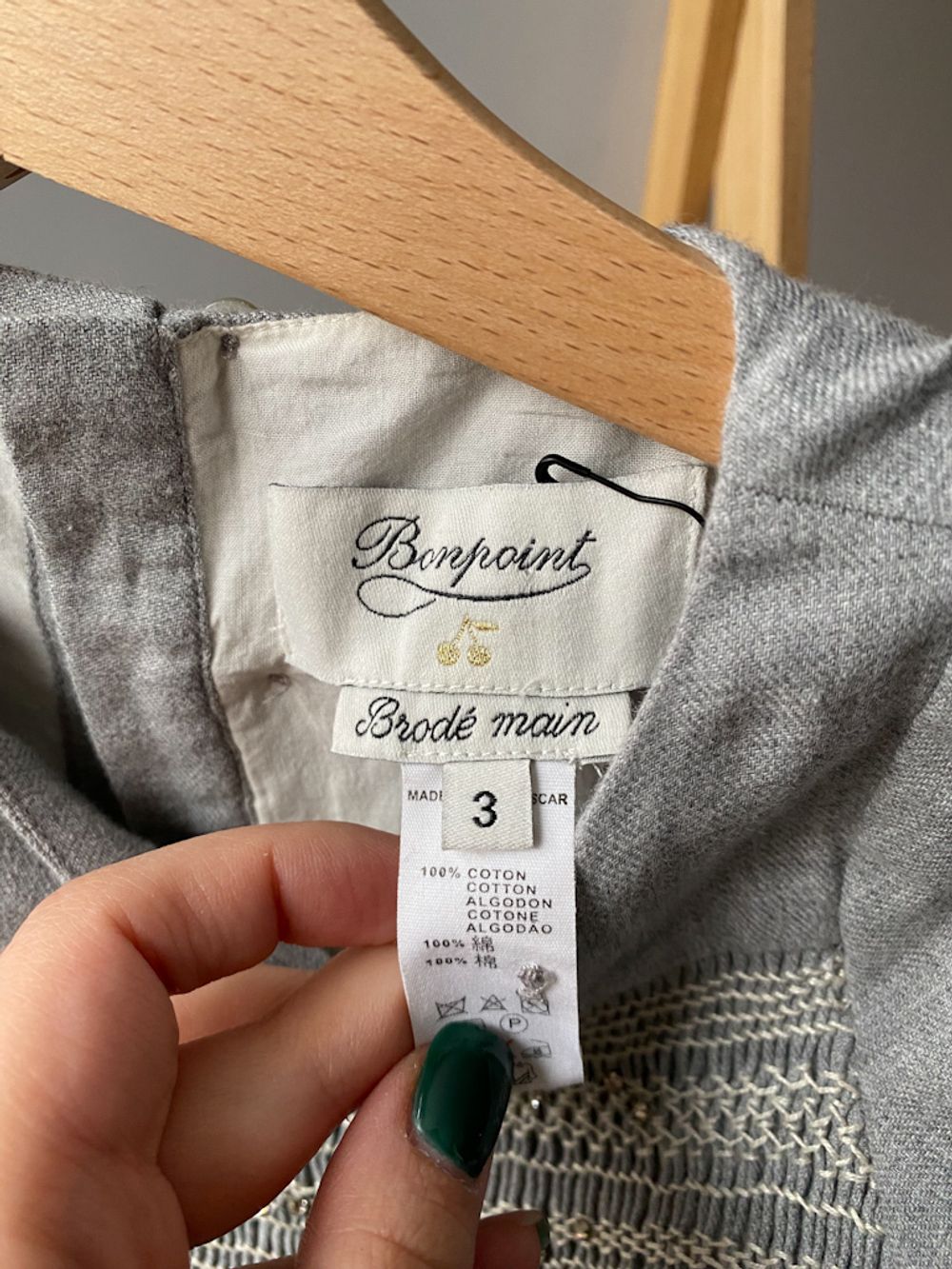 Хлопковое платье Bonpoint, 98