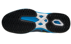 Мужские кроссовки теннисные Mizuno Wave Exceed Light 2 CC - dress blues/bolt2 neon/closine