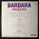 Barbara ‎– Madame (Франция 1970г.)