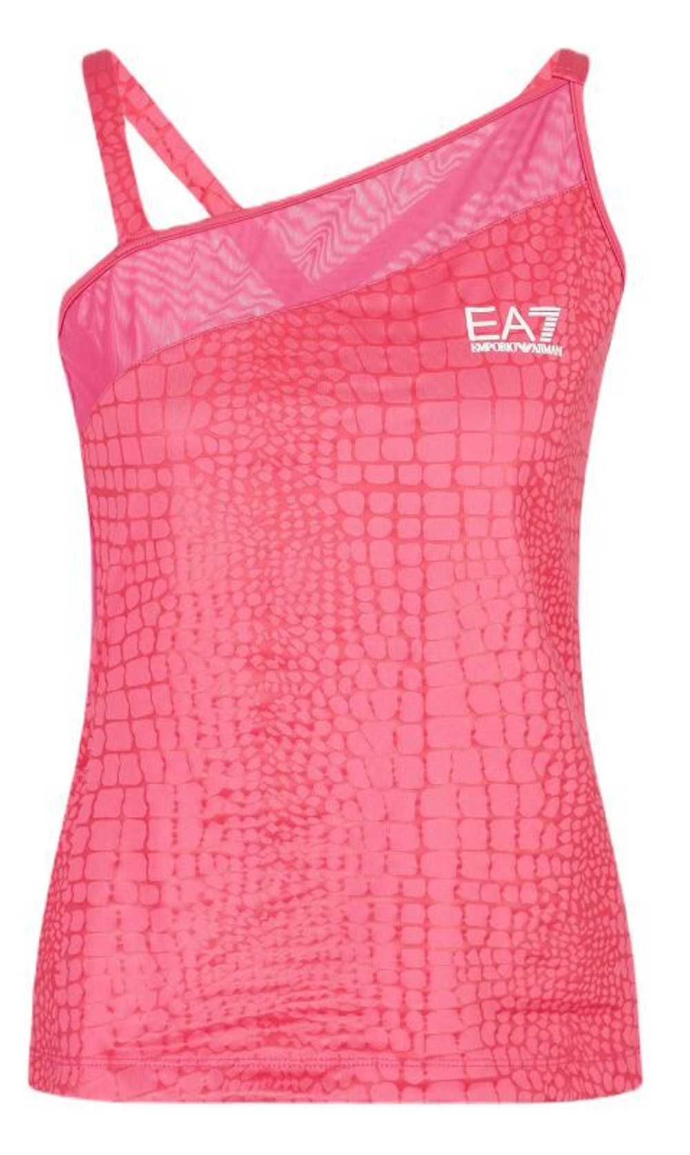 Женский топ теннисный EA7 Woman Jersey Tank - fancy pink yarrow