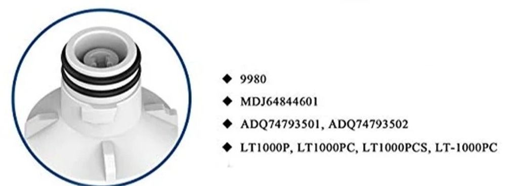 Оригинальный фильтр для холодильника LG ADQ747935, LT1000P, LT1000PCS, ADQ74793501, ADQ74793502,ADQ75795105, AGF80300704