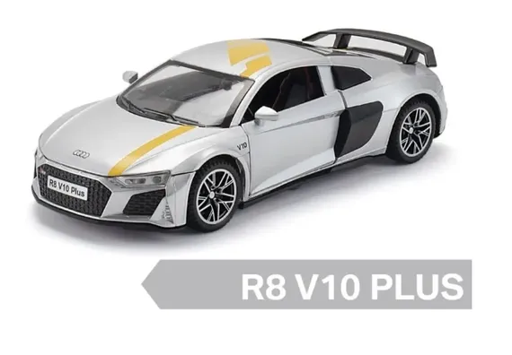 Металлическая модель "AUDI R8" 1:32 свет,звук - A3154