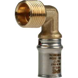 Угольник-переходник с наружной резьбой    1/2"х16