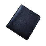 PINK·LAND Top Grain Cow Leather Card Holder, Wallet Small Women"s Burgundy/Black/Army Green/Gray/Taro Purple