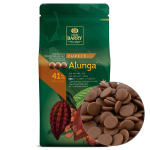 Шоколад Cacao Barry молочный ALUNGA 41% какао 1 кг.