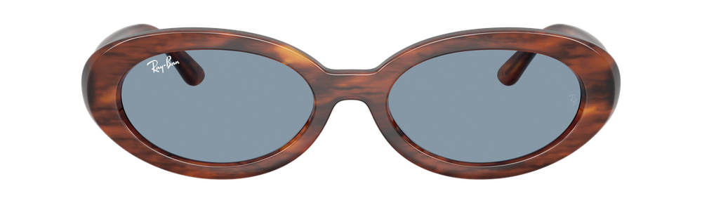 Солнцезащитные очки Ray-Ban RB2223 954/56 Striped Havana Blue