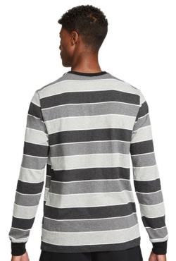 Мужская теннисная футболка теннисная Nike Court Long Sleeve Tennis T-Shirt M - black
