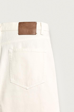 ZARA ДЖИНСЫ RELAXED FIT С ЭФФЕКТОМ СТИРКИ, СВЕТЛО-БЕЖЕВЫЙ