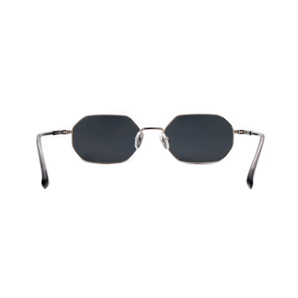Очки Elfspirit Sunglasses 1229 c.005 многогранник черные с серебром