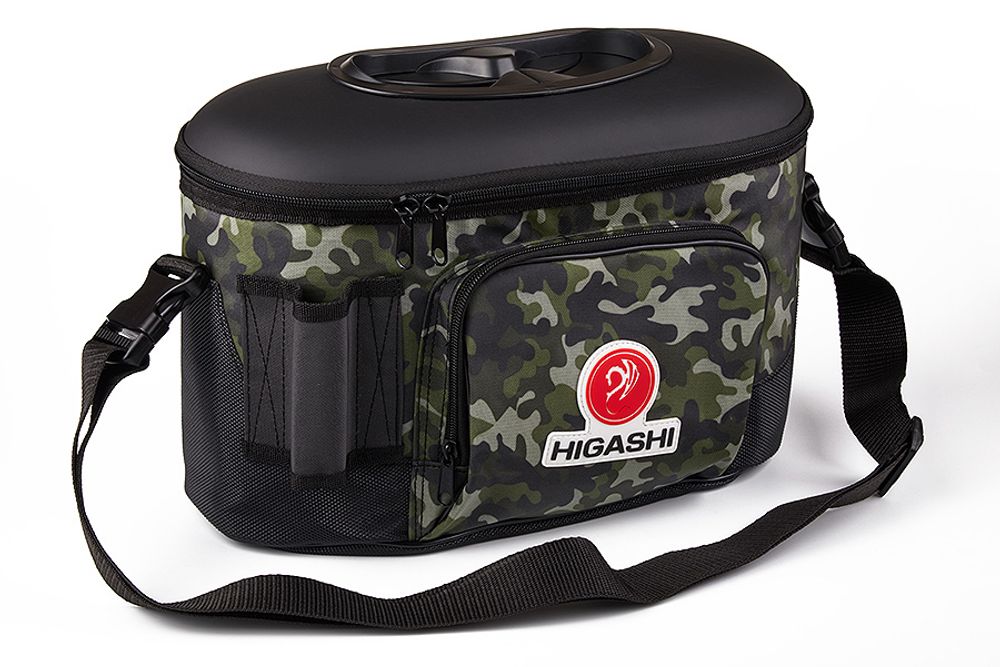 Термокан рыболовный HIGASHI Live bait box 7.5L #Camo