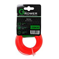 Леска для триммера 2,0мм 15м круг G15K20 GROWER 221346