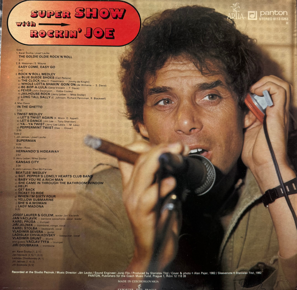 Виниловая пластинка Josef Laufer & Golem (7) – Super Show With Rockin' Joe LP