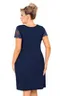 Livia nightdress plus Dark blue